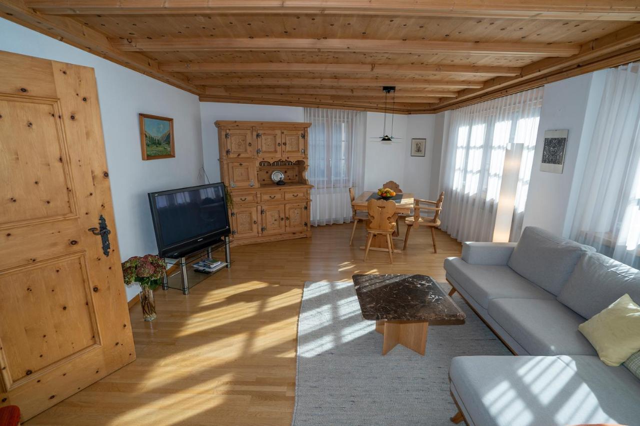Chasa Nogler - Ferienwohnung Ramosch Exterior foto